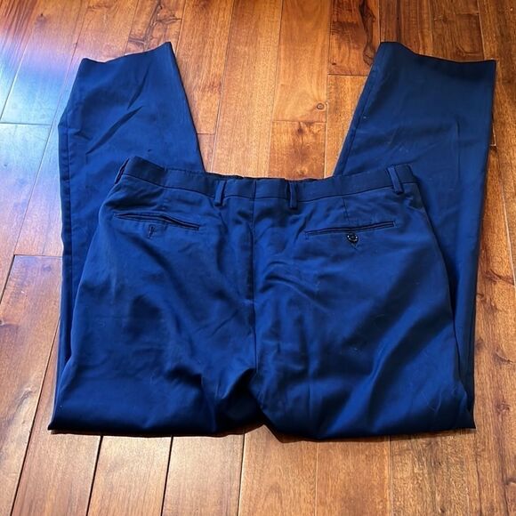 Jos. A. Bank Navy Wool Dress Slacks - Picture 8 of 8